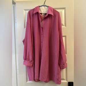 Princess Polly Long Sleeve Dress - Pink